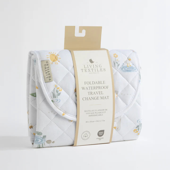 Living Textiles Waterproof Travel Change Mat - Goosey Goosey