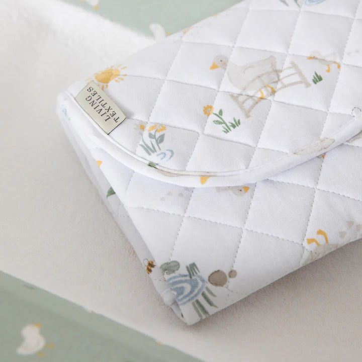 Living Textiles Waterproof Travel Change Mat - Goosey Goosey
