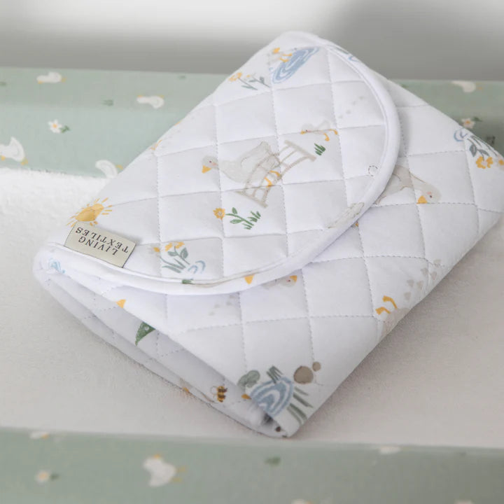 Living Textiles Waterproof Travel Change Mat - Goosey Goosey