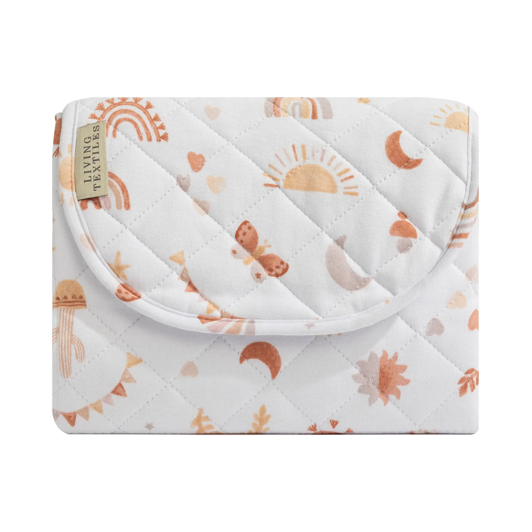 Living Textiles Foldable Waterproof Travel Change Mat - Bohemian Bliss
