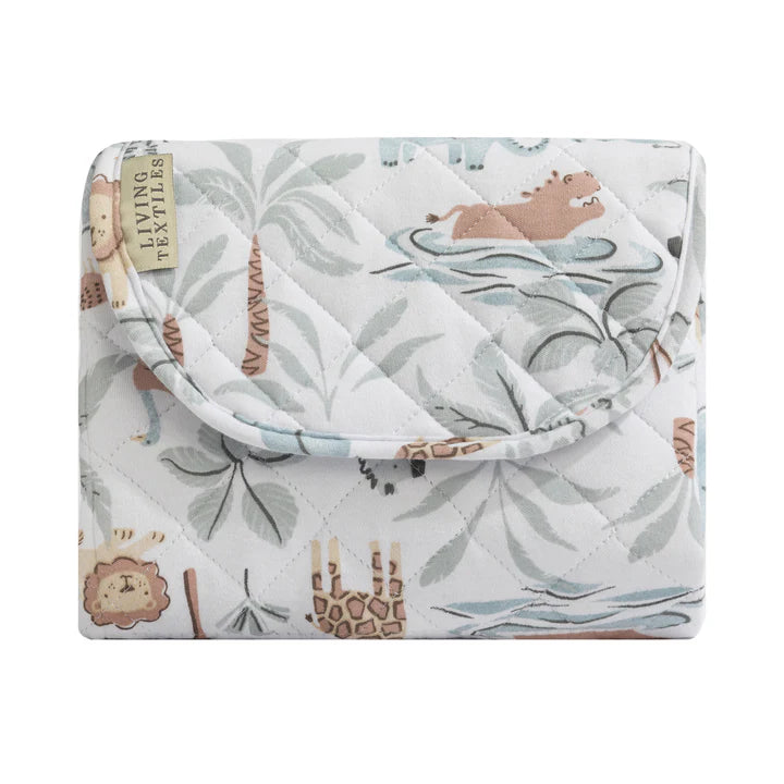 Living Textiles Waterproof Travel Change Mat - Wild Safari