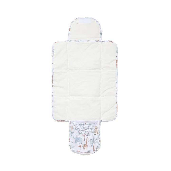 Living Textiles Waterproof Travel Change Mat - Wild Safari