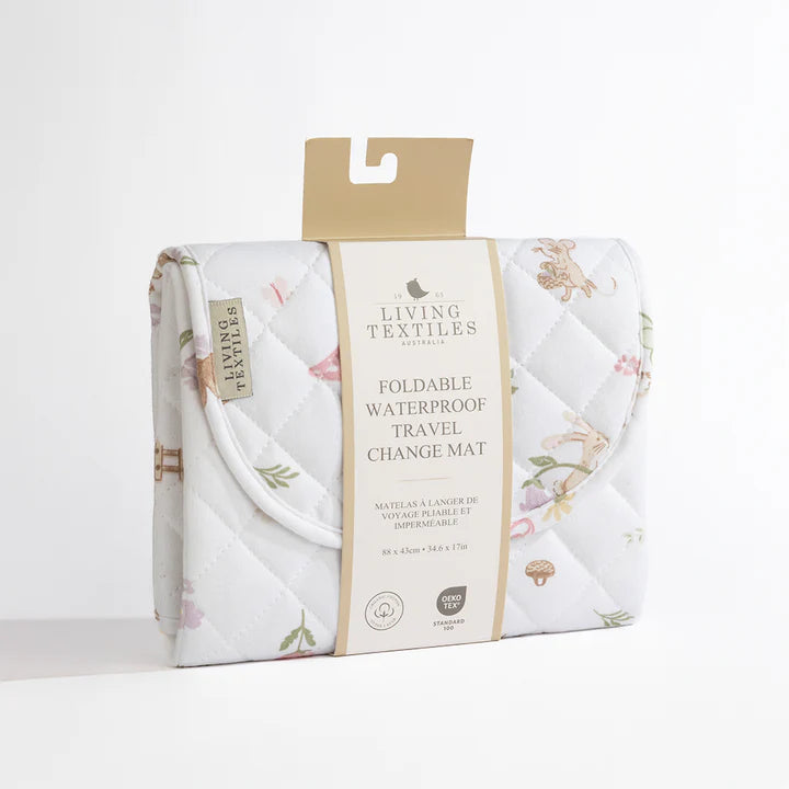 Living Textiles Waterproof Travel Change Mat - Whimsical Wonderland
