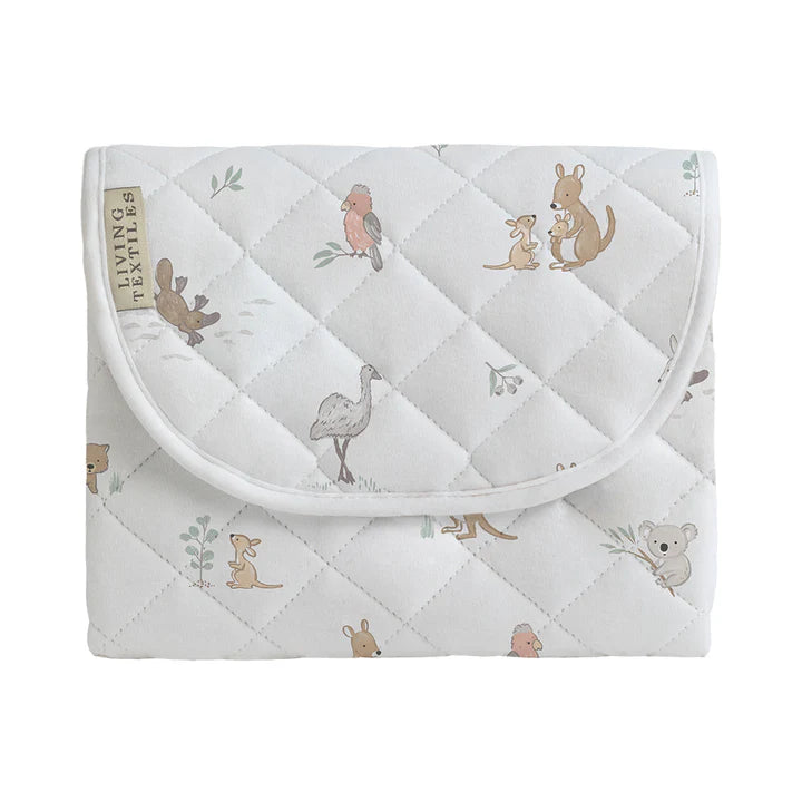Living Textiles Waterproof Travel Change Mat - Australiana