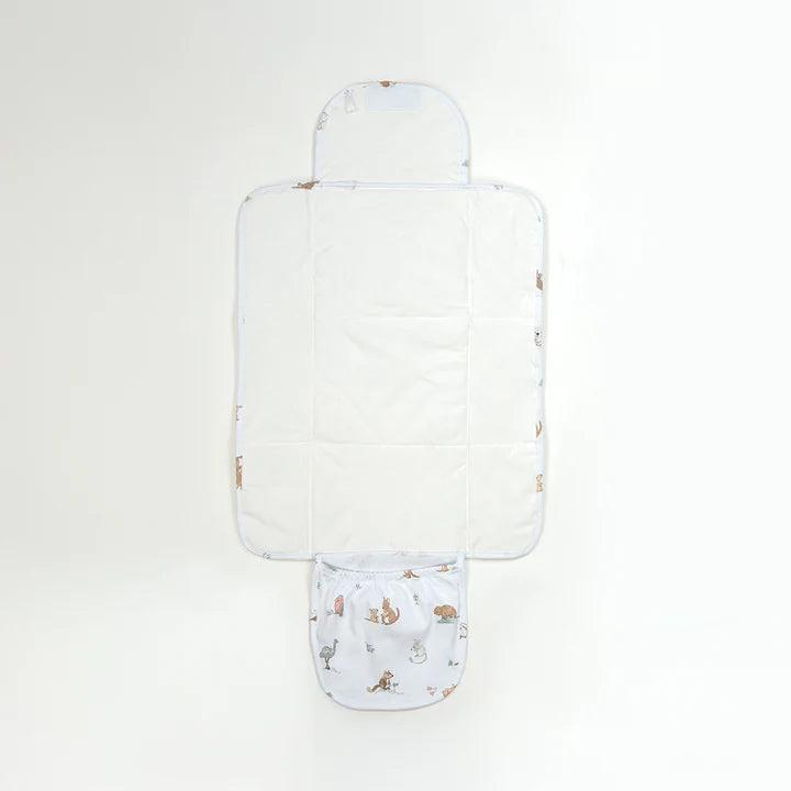 Living Textiles Waterproof Travel Change Mat - Australiana