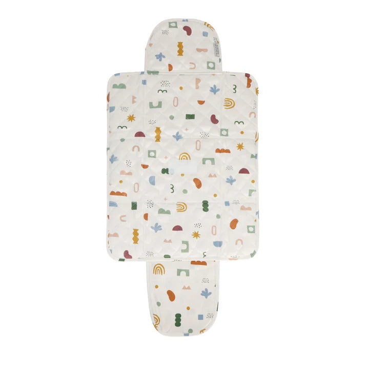 Living Textiles Waterproof Travel Change Mat - Geo Mod