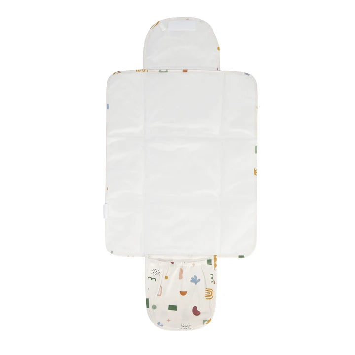 Living Textiles Waterproof Travel Change Mat - Geo Mod