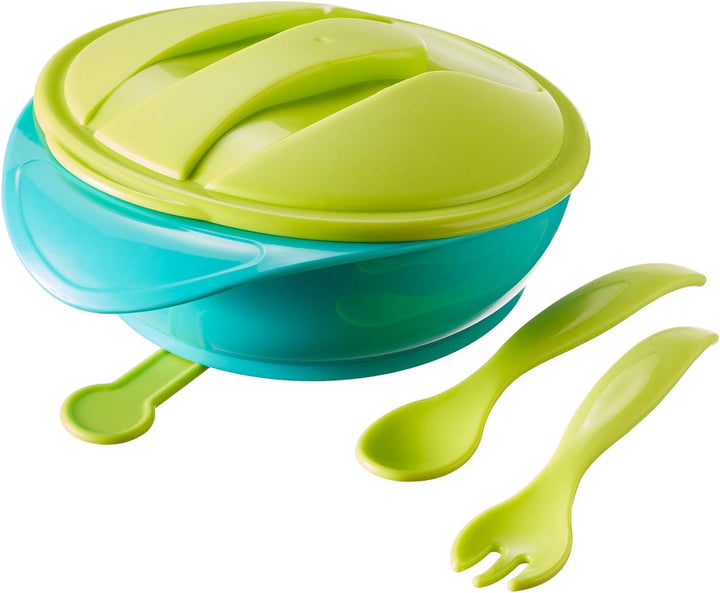Tommee Tippee Suction Bowl with travel lid and cutlery