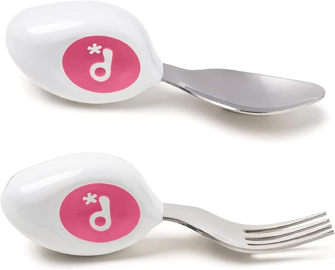 Doddl Cutlery Fork Spoon MAGENTA