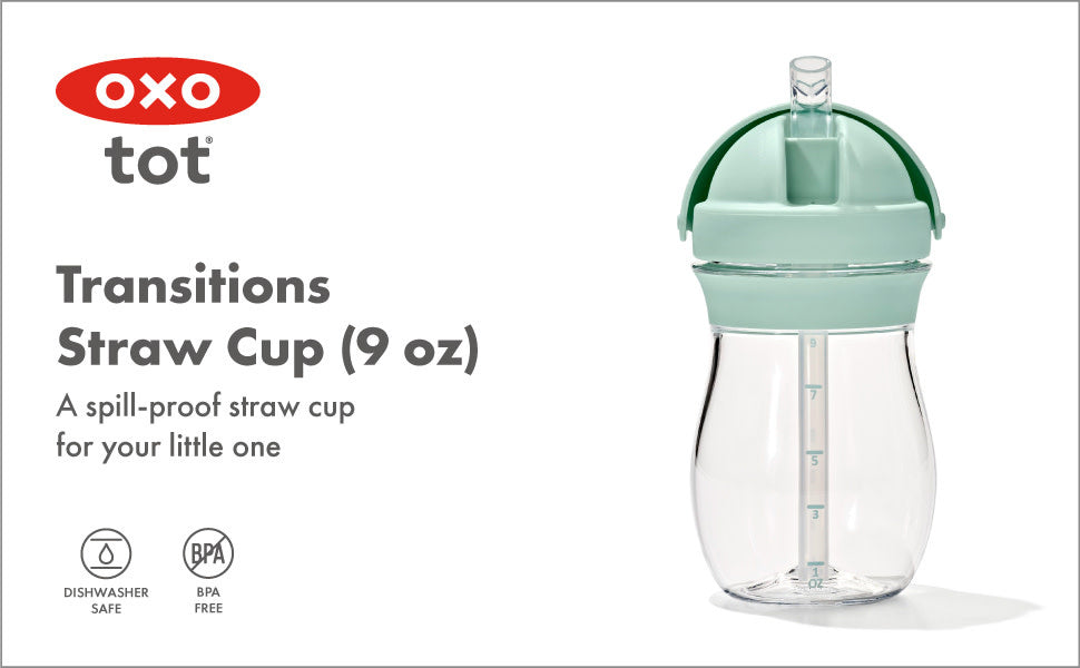 OXO Tot Transitions 9oz Straw Cup - Opal