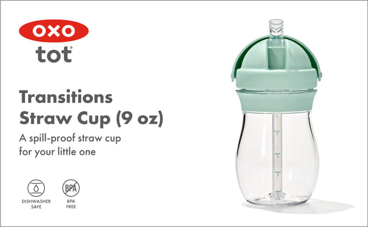 OXO Tot Transitions 9oz Straw Cup - Opal