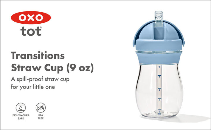 OXO Tot Transitions 9oz Straw Cup - Dusk