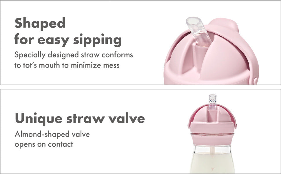 OXO Tot Transitions 9oz Straw Cup - Blossom
