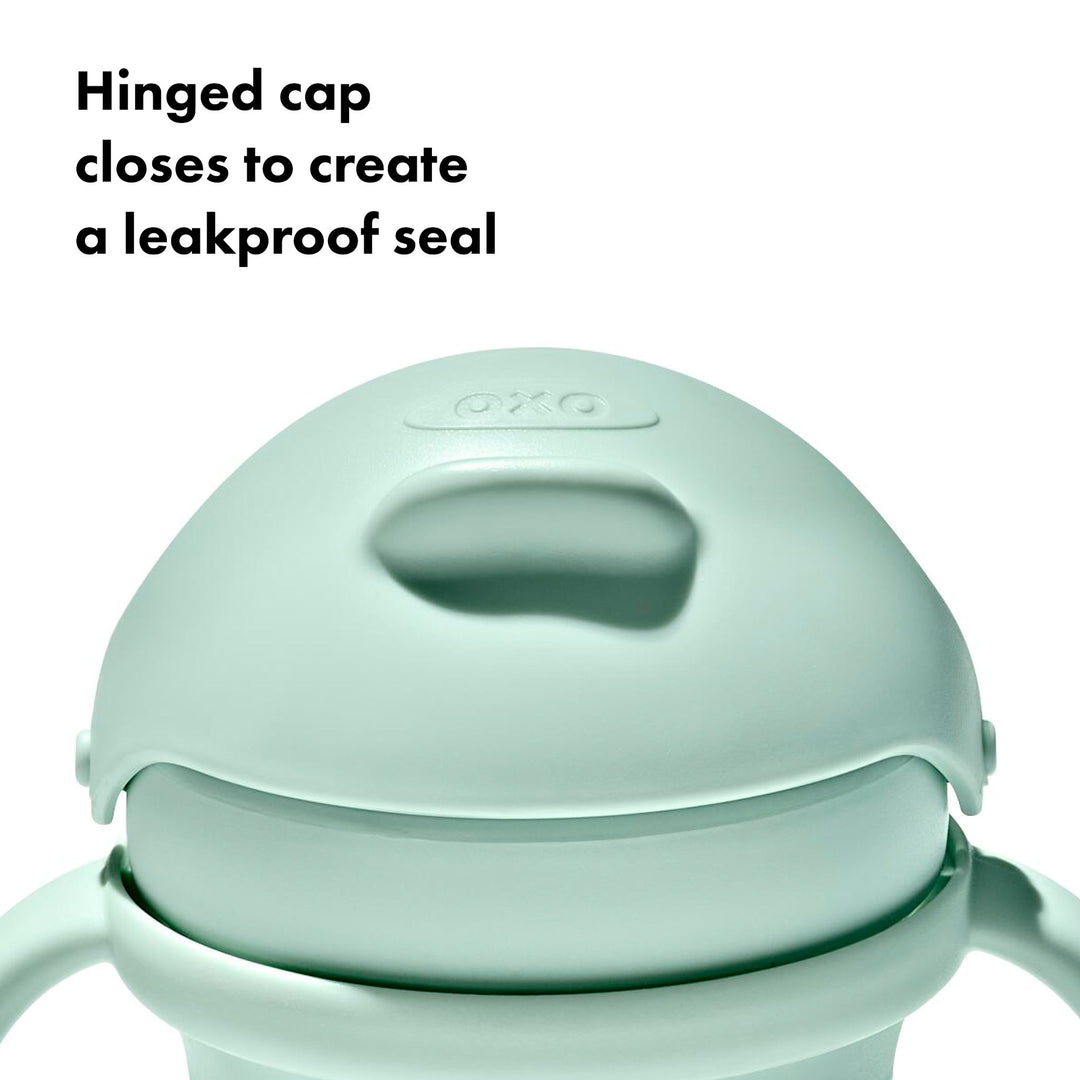 OXO Tot Transitions Soft Spout Sippy Cup With Removable Handles 6oz - Opal