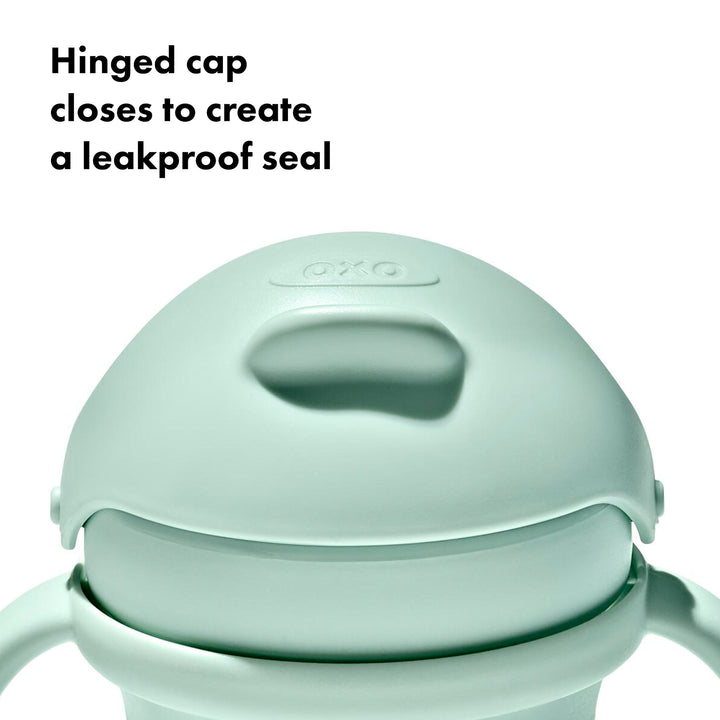 OXO Tot Transitions Soft Spout Sippy Cup With Removable Handles 6oz - Opal