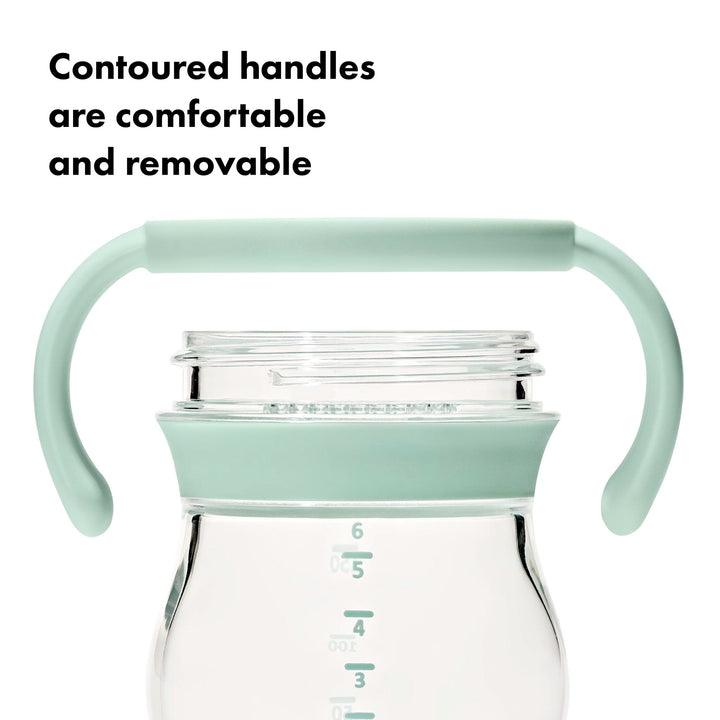 OXO Tot Transitions Soft Spout Sippy Cup With Removable Handles 6oz - Opal