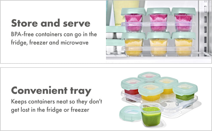 OXO Tot Baby Blocks Freezer Storage Containers 60ml - Opa