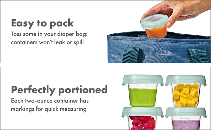 OXO Tot Baby Blocks Freezer Storage Containers 60ml - Opa