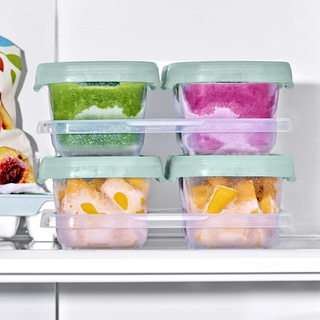 OXO Tot Baby Blocks Freezer Storage Containers 180ml - Opal