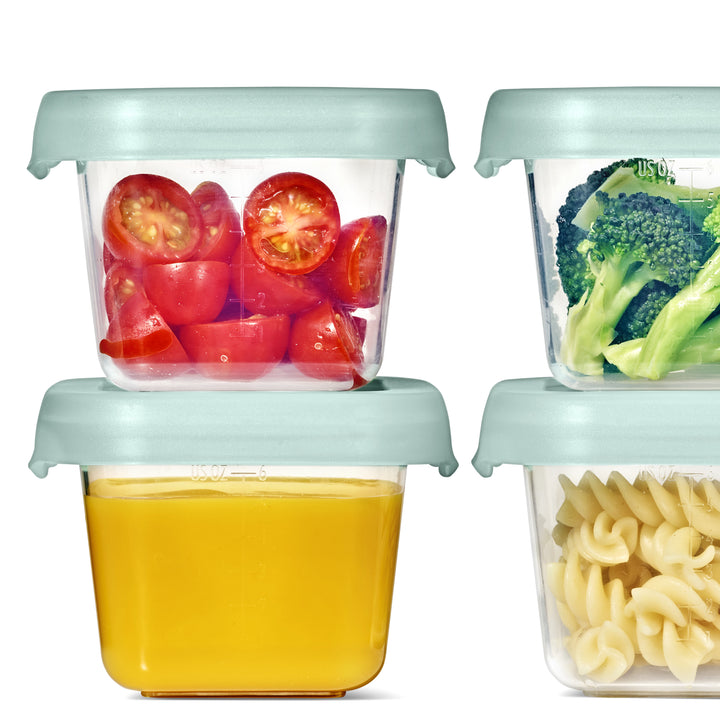 OXO Tot Baby Blocks Freezer Storage Containers 180ml - Opal