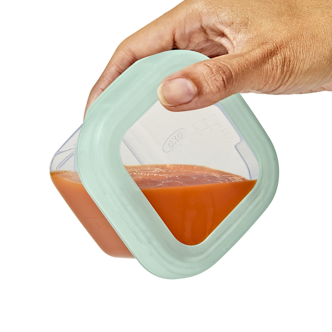 OXO Tot Baby Blocks Freezer Storage Containers 180ml - Opal