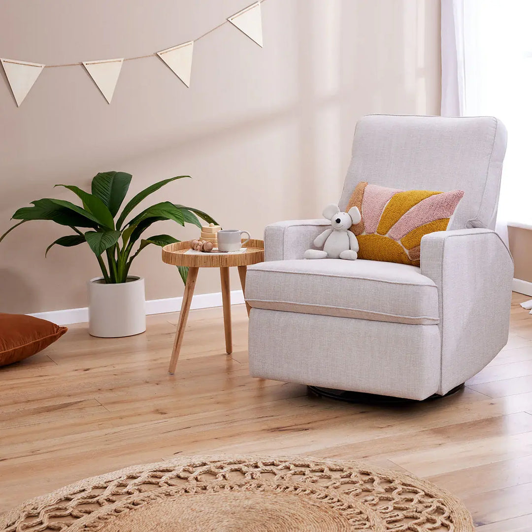 Il Tutto Quinn Recliner Glider Chair - Egg Shell