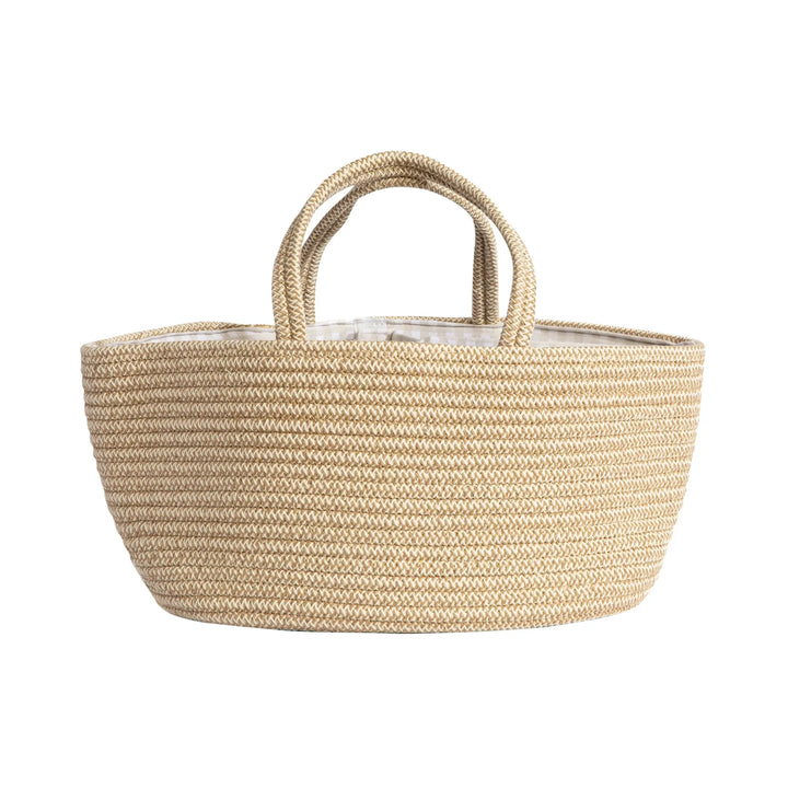 Living Textiles Nappy Caddy with Liner - Tractor Ride/Gingham
