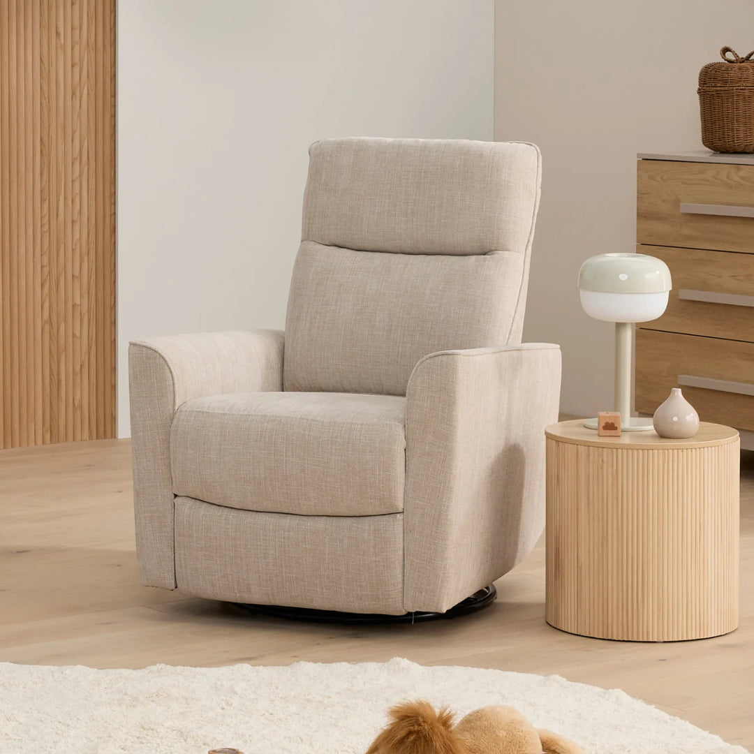 iL Tutto Felix Electric Recliner Glider Chair with USB in Latté