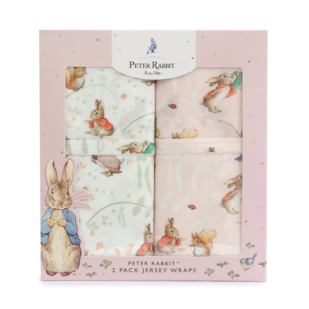 Bubba Blue Flopsy Mopsy & Cottontail 2pk Jersey Wraps
