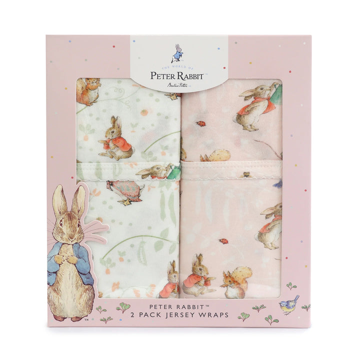 Bubba Blue Flopsy Mopsy & Cottontail 2pk Jersey Wraps