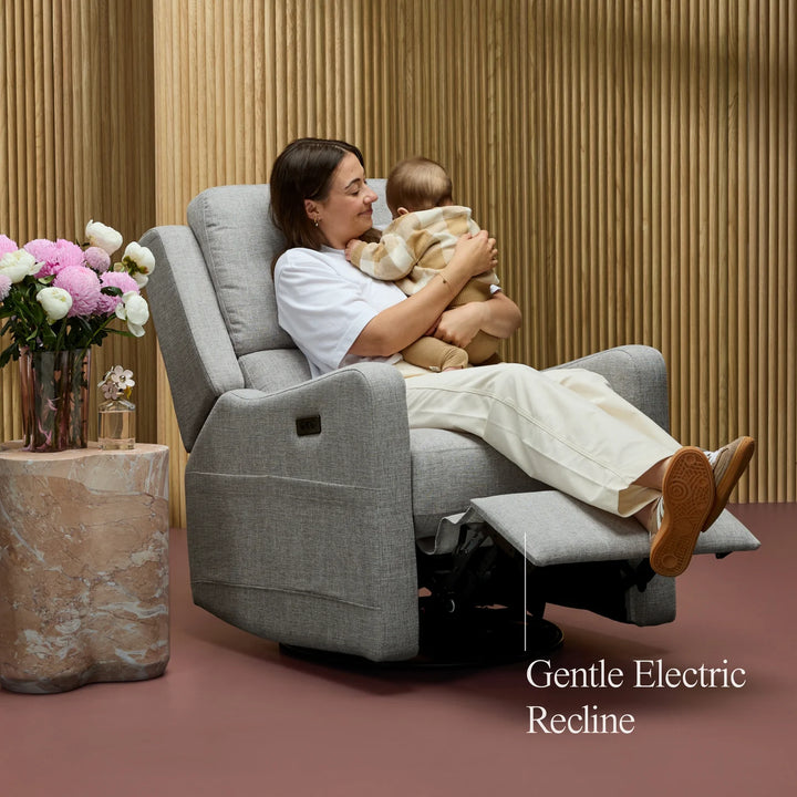 Il Tutto Henry Plus Massage & Heat Nursing Chair in Pure Grey