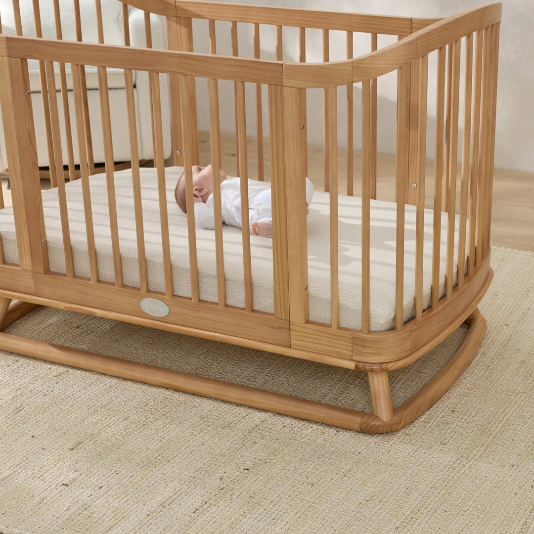 iL Tutto Luca Sustainable Timber Cot in Natural