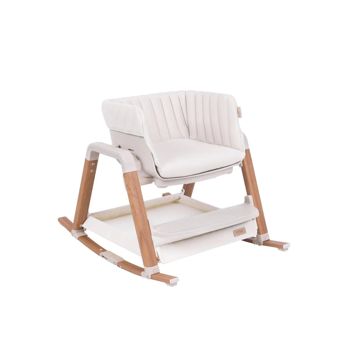 iL Tutto Nova Evolutionary High Chair in Scandi Walnut and Ecru