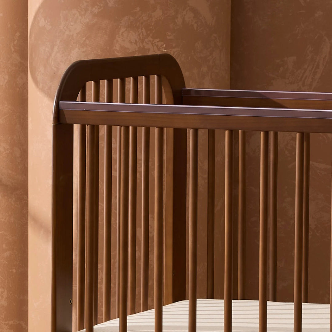 iL Tutto Ollie Sustainable Timber Cot in Walnut