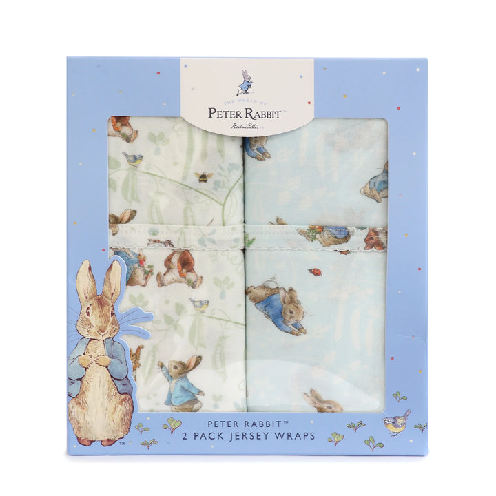 Bubba Blue Peter Rabbit & Benjamin Bunny 2pk Jersey Wraps