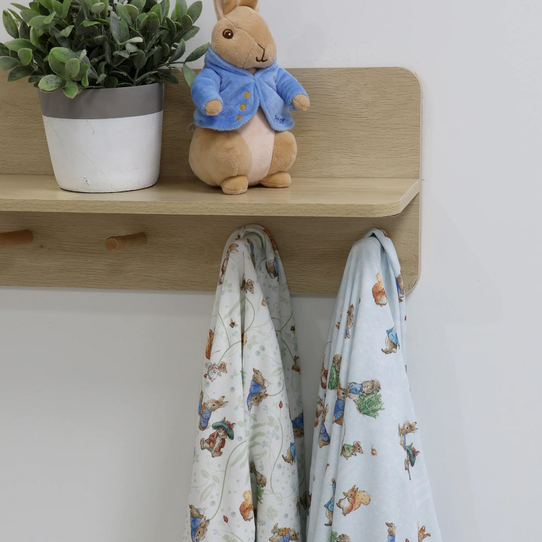 Bubba Blue Peter Rabbit & Benjamin Bunny 2pk Jersey Wraps