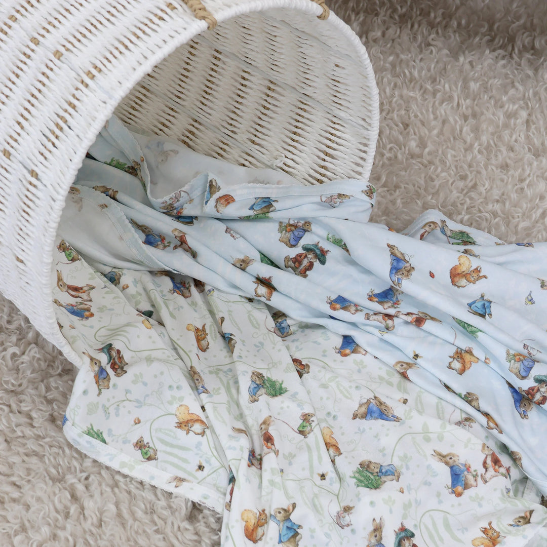 Bubba Blue Peter Rabbit & Benjamin Bunny 2pk Jersey Wraps