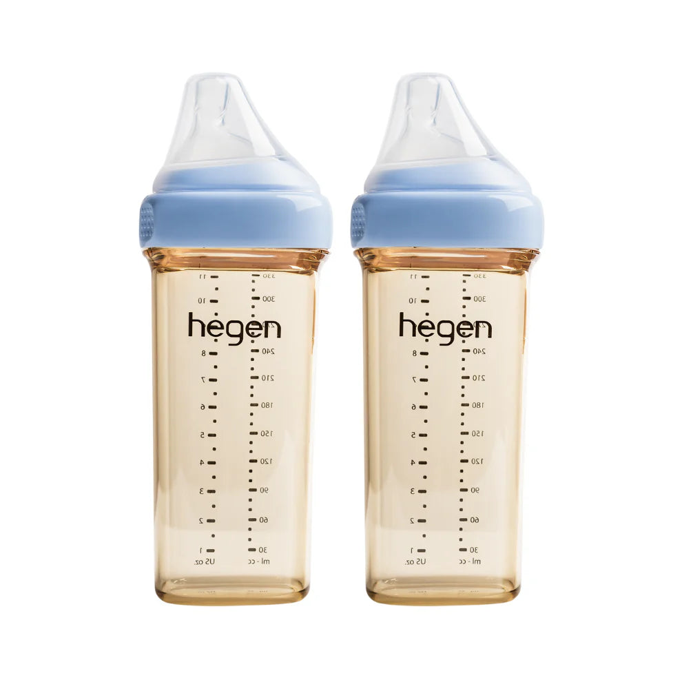 Hegen PCTO™ 330ml/11oz Feeding Bottle PPSU (2-pack) Blue