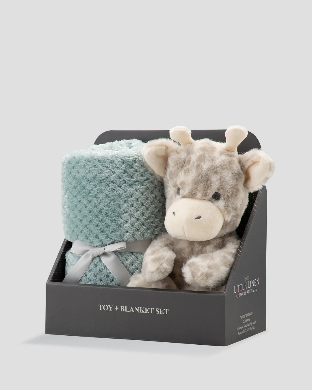 Little Linen Soft Plush Toy & Blanket - Savanna Giraffe