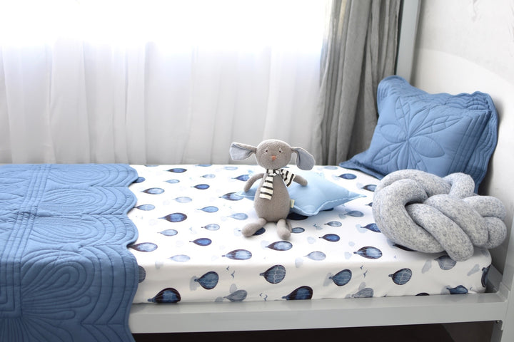 Fitted Cot Sheet Cloud Chaser