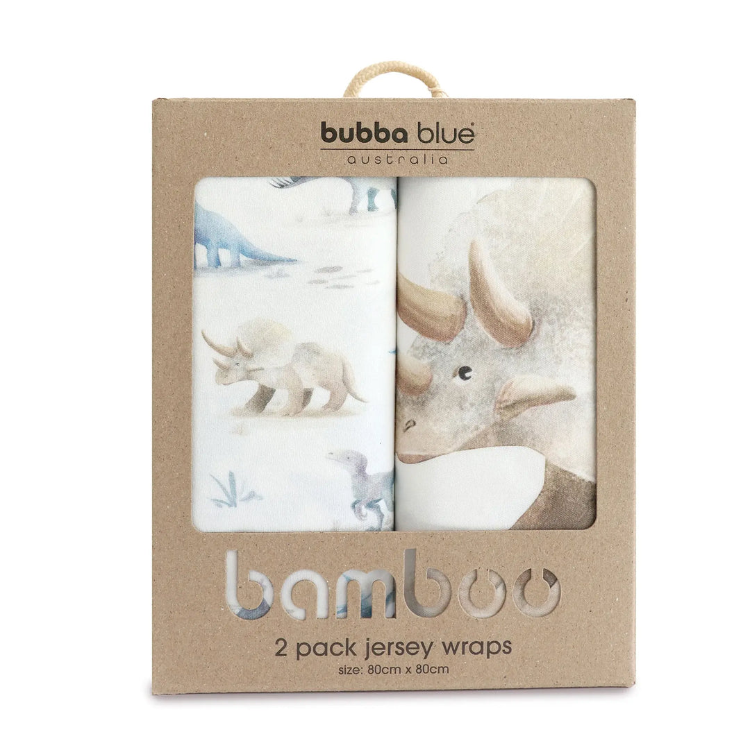 Bubba Blue Jurassic Bamboo 2pk Jersey Wraps