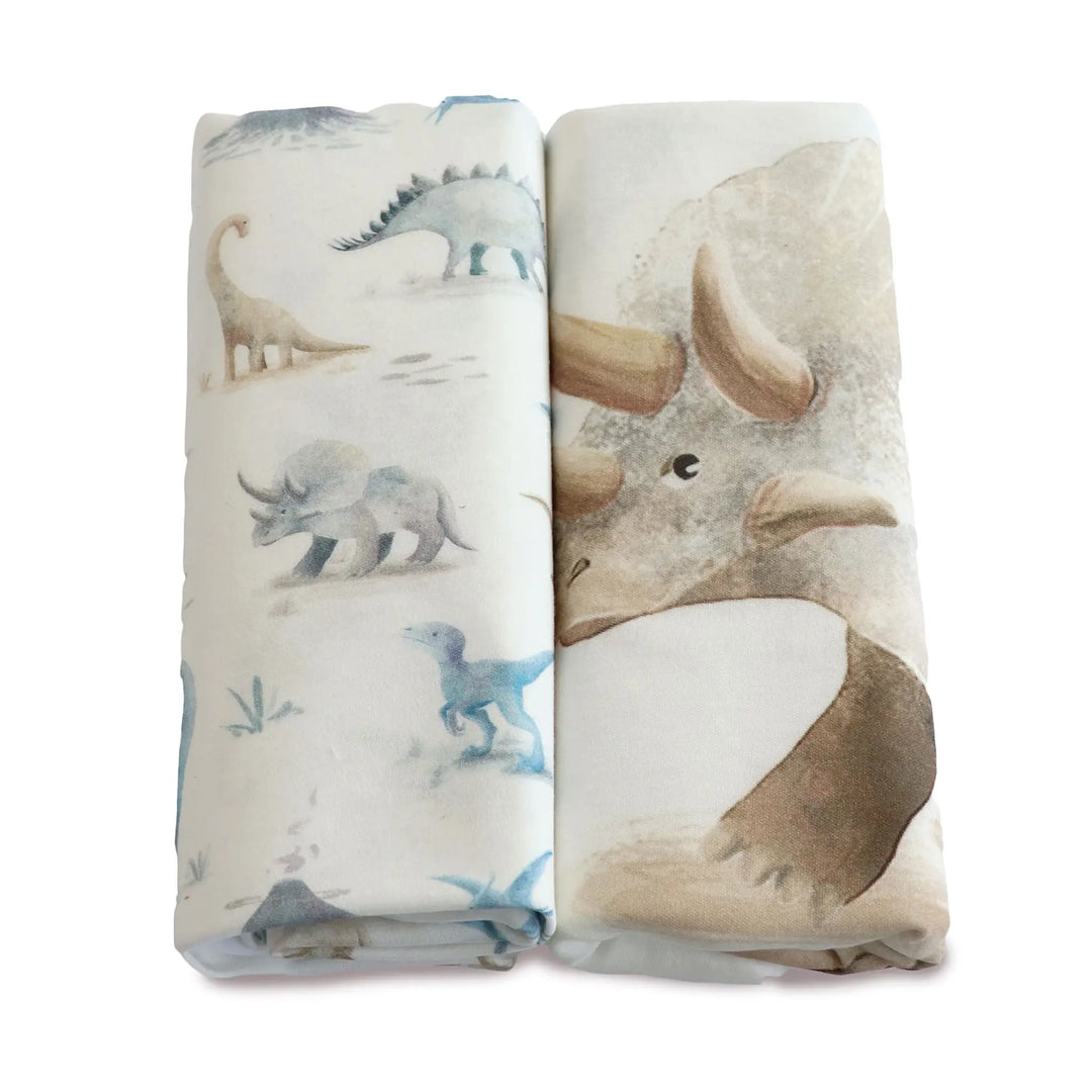 Bubba Blue Jurassic Bamboo 2pk Jersey Wraps