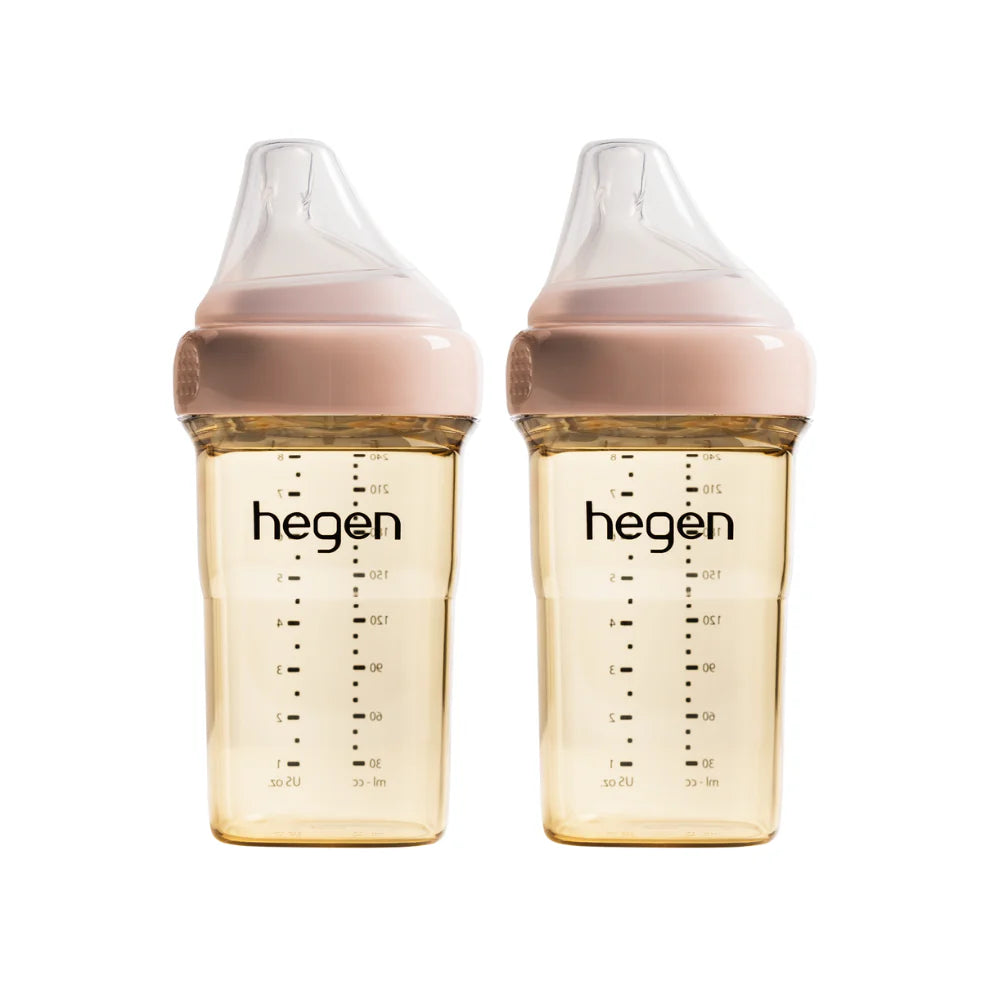 Hegen PCTO™ 240ml/8oz Feeding Bottle PPSU (2-pack) Pink