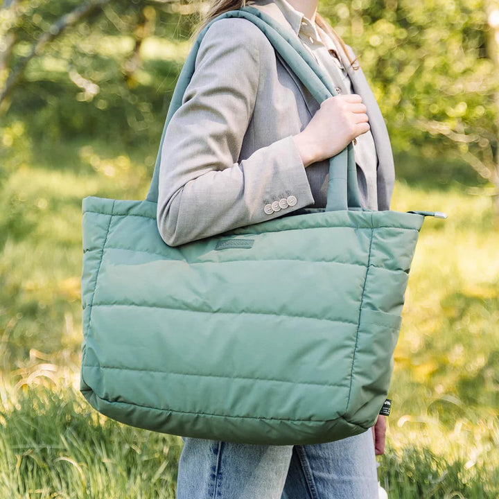 Done by Deer Quilted Changing Tote - Green
