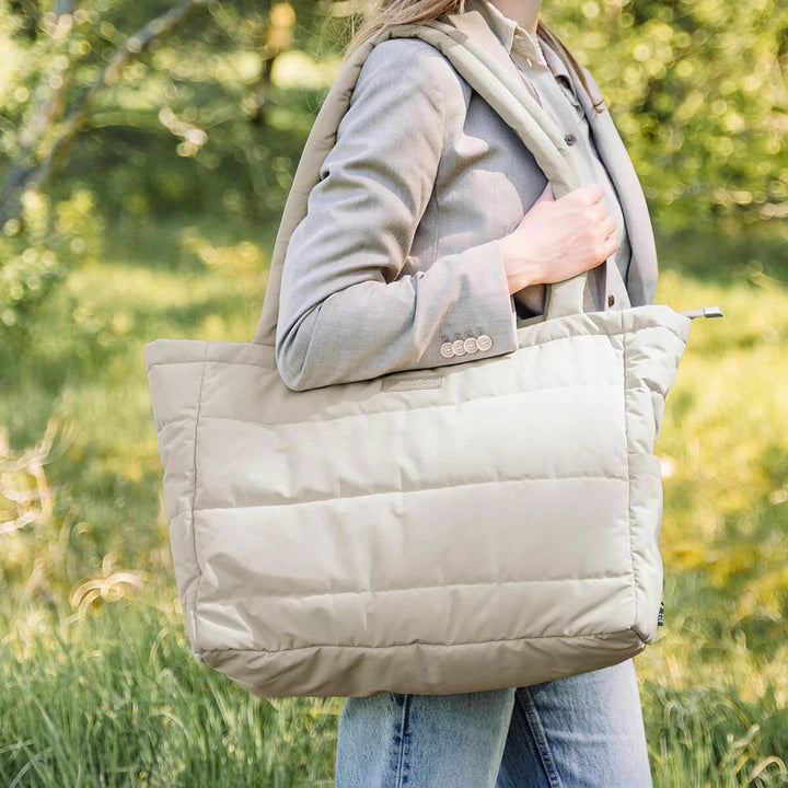Done by Deer Quilted Changing Tote - Sand