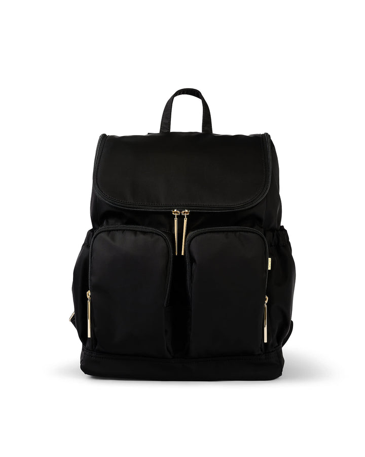 OiOi Signature Nappy Backpack - Black Nylon
