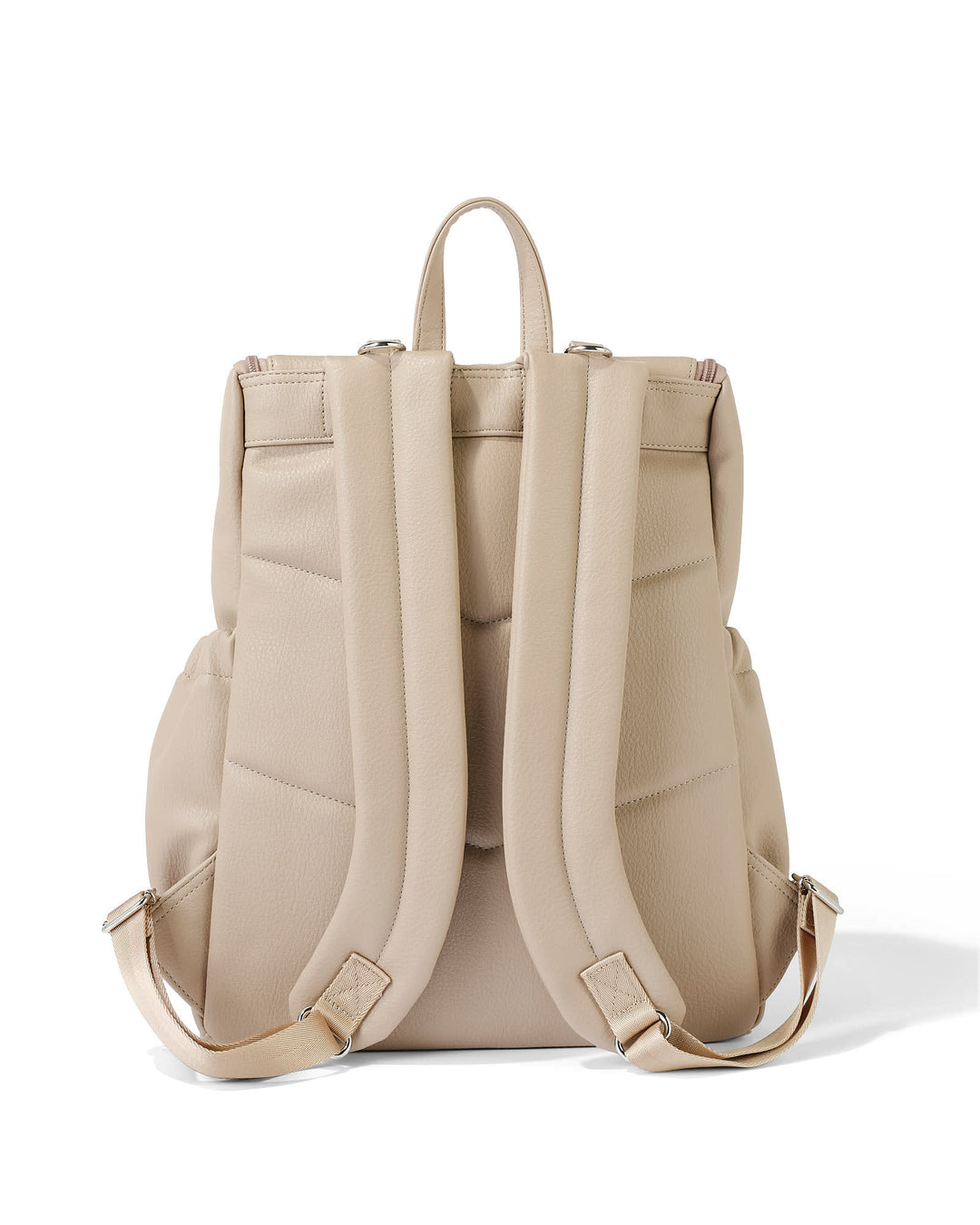 OiOi Signature Nappy Backpack - Oat Vegan Leather