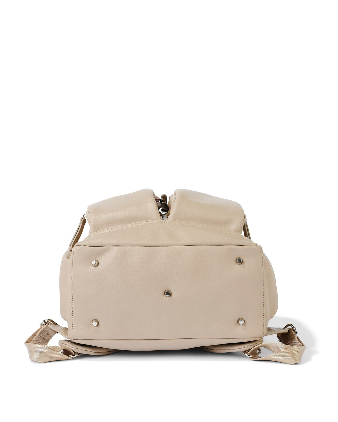 OiOi Signature Nappy Backpack - Oat Vegan Leather