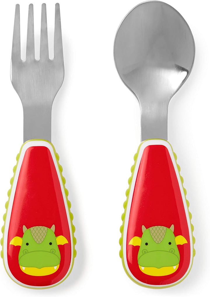 Skip Hop Zoo Utensils Fork & Spoon - Dragon