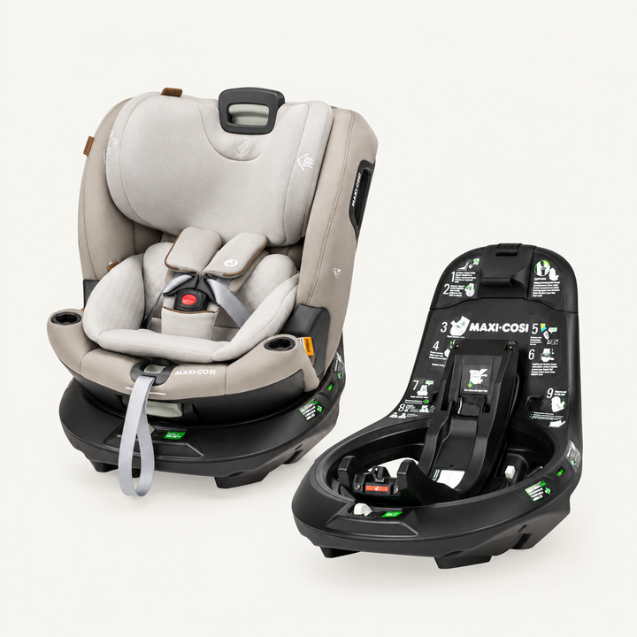 Maxi Cosi Raia 360 LX Rotating Car Seat - SAPPHIRE SAND (26217) + Spare Base